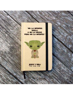 Libreta Personalizada Yoda...