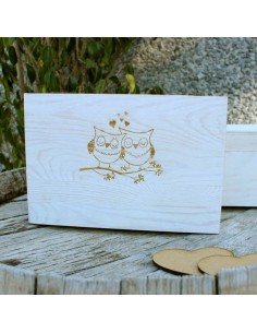 Caja Madera con Corazones... 2