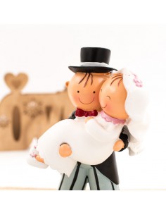 Figura Pastel Novios en Brazos 2