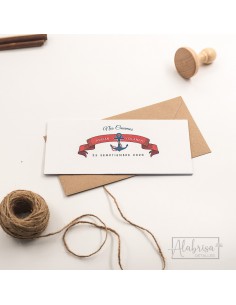 Invitación Boda Marinera