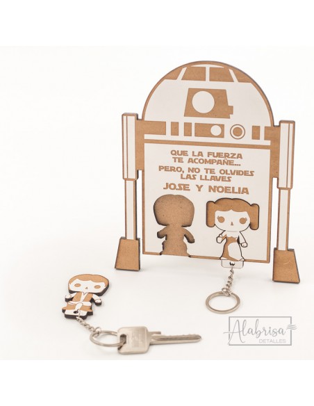 Original Colgador de Llaves Star Wars con dos