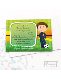 Invitación Comunión Niño...