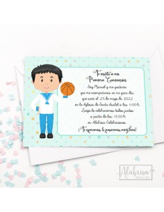 Invitación de Niño Comunión...