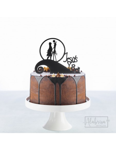 Topper para Tartas con Nombre Personalizado - ALABRISA Detalles