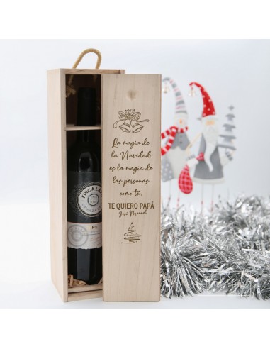 Monumento Surichinmoi chupar Caja de Madera Personalizada para Regalar Botella de Vino