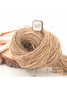 Alfiler Madera Cuadrado...