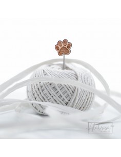 Alfiler Boda Huella Perro 2