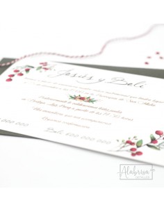 Invitación Boda Navideña 2