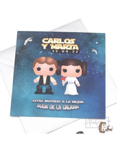 Invitación Boda Star Wars