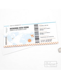 Invitación Boda Tarjeta de...