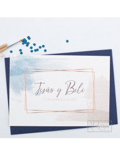 Invitación de Boda Pinceladas