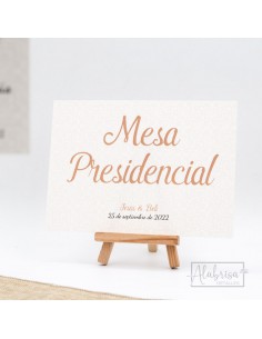 Mesero Clásico Boda Bronce