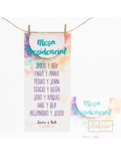 Seating Plan Boda Mariposas