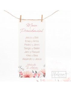 Seating Plan Boda Floral...