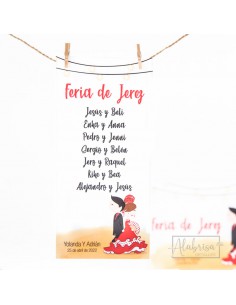 Seating Plan Boda Feria