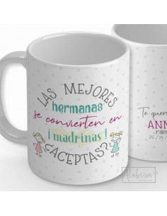 Taza Madrina o Padrino Bautizo 2