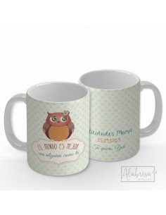 Taza Personalizada Búho.
