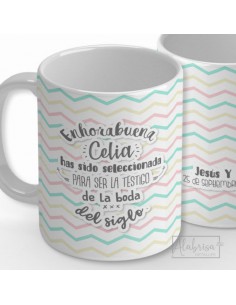 Taza Testigo a Rayas 2