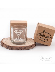 Vaso de Chupito Boda Superman