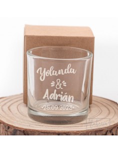 Vaso Chupito Boda Tipográfico 2