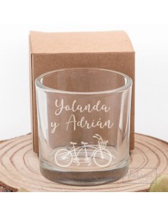 Vaso Chupito Boda Bicicleta 2