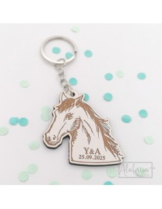 Llavero Caballo Personalizado