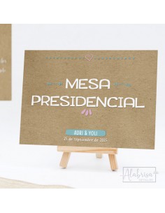 Mesero Boda Tipografías 2