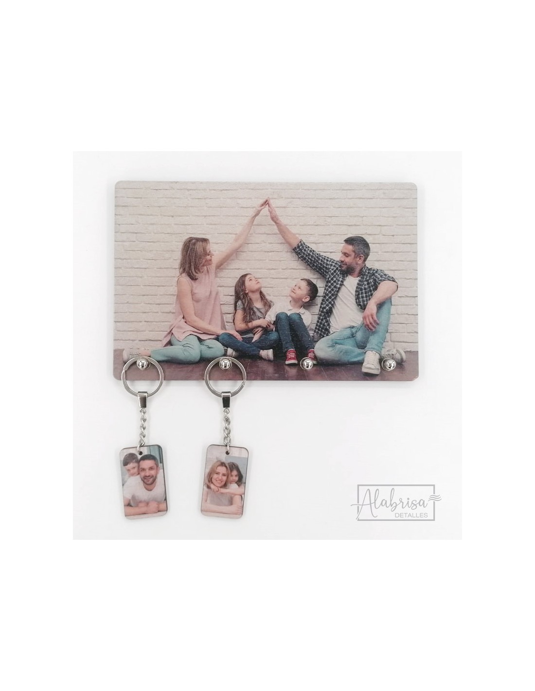 Cuelga Llaves con Foto Personalizada - ALABRISA detalles