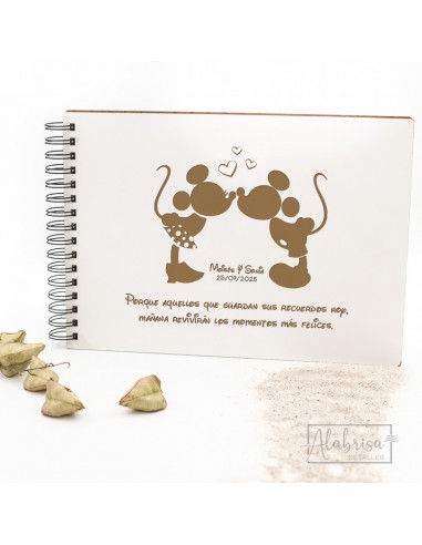 Libro de Firmas Boda Mickey y Minnie - ALABRISA detalles