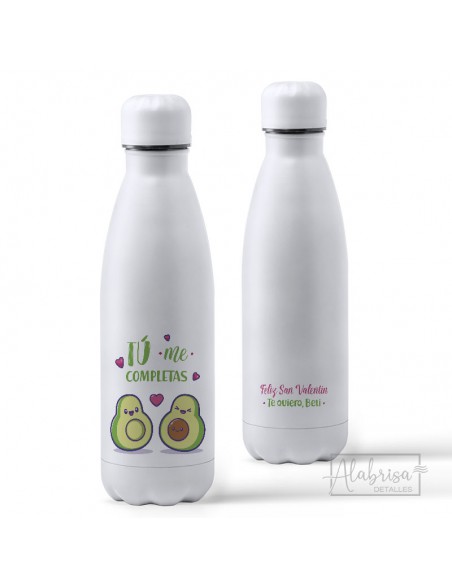 Botella para Agua Personalizado Diseño Aguacate - ALABRISA detalles