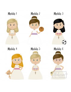 Figura Tarta Comunión Niña 2