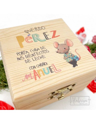 Caja de Madera para Dientes de Leche niño 【 Regalos Originales 】