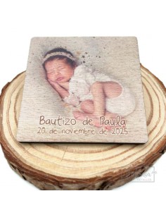 Imán de Madera con Foto... 2