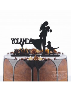 Topper Personalizado Novios... 2