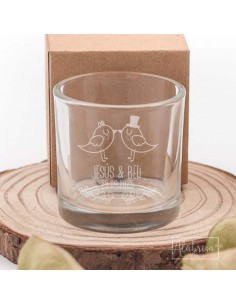 Vaso de Chupito Boda Pajaritos 2
