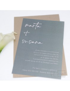 Invitación Boda Foto Plus 2