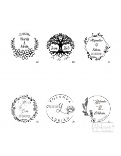 Imán de Madera Motivos... 2