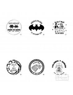 Imán de Madera Diseños Frikis 2