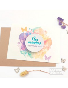 Invitación Boda Mariposas