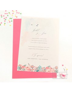 Invitación Boda Primavera