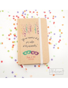 Libreta Boda Carnaval