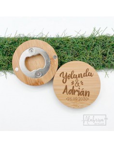 Abridor de madera con Imán... 2