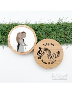 Espejo Bambú Modelos Música...