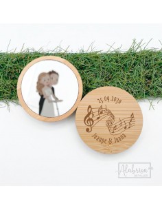 Espejo Bambú Modelos Música... 2