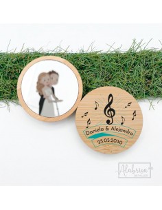 Espejo Bambú Personalizado...