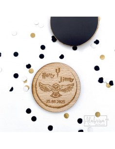 Imán de Madera Diseños Frikis