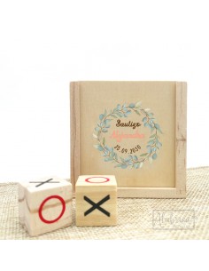 Tres en Raya Corona Floral...