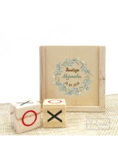 Tres en Raya Corona Floral...