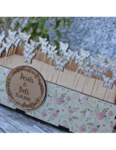 para Alfileres de Boda con Flores Vintage - ALABRISA detalles